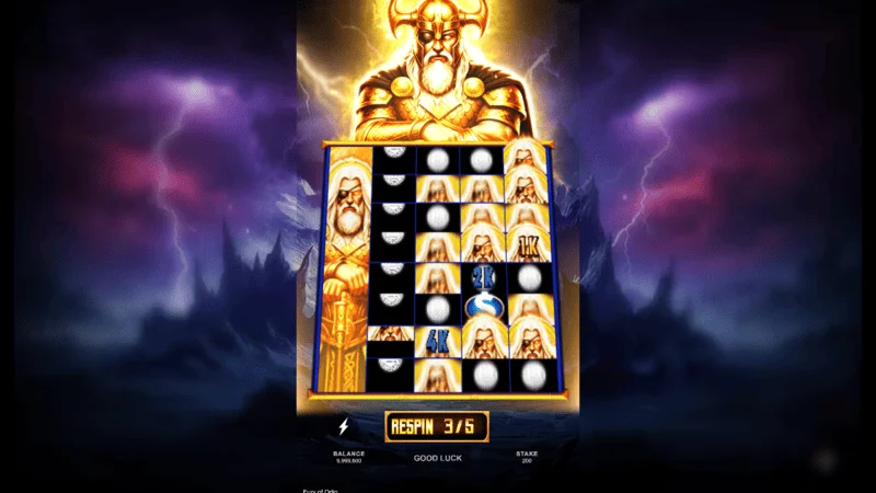 Fury of Odin - bonus game screen