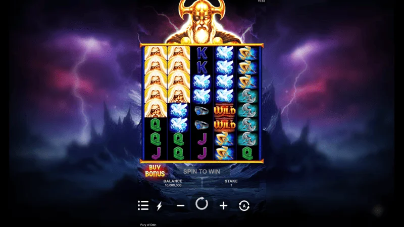 Fury of Odin - main game screen